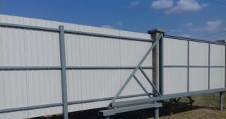 Купить откатные ворота на сваях Черногорск, цена от 2860 руб.