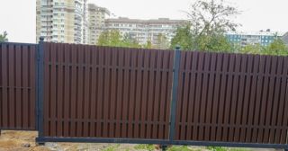 Купить распашные ворота из штакетника Черногорск, цена от 2807 руб.